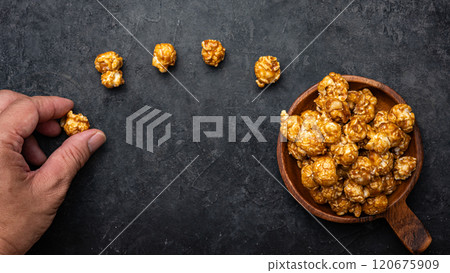 Delicious looking popcorn Delicious looking popcorn 120675909