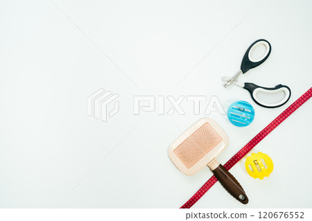 Cat nail clippers, cat brushes, toys, leashes Cat nail clippers, cat brushes, toys, leashes 120676552