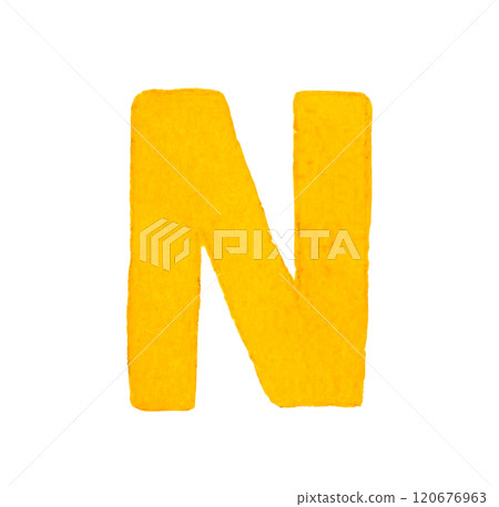 大寫字母N(N)可愛手繪水彩插畫/手寫人物素材 大寫字母N(N)可愛手繪水彩插畫/手寫人物素材 120676963