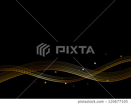 豪華抽象背景黑色和金色 豪華抽象背景黑色和金色 120677105