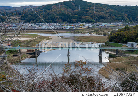 從山上看岩橋的風景 120677327