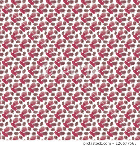 Cactuses in red colors. Abstract colorful pattern. Flower prickly in watercolor style. Modern Art. Retro vintage design. Seamless background. Spikes in a trendy style 120677565