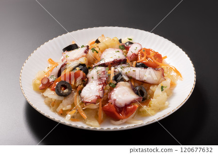 Marinated Octopus 120677632