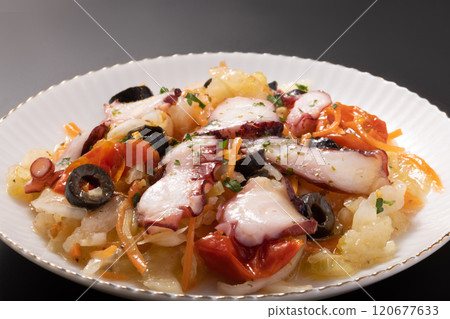 Marinated Octopus 120677633