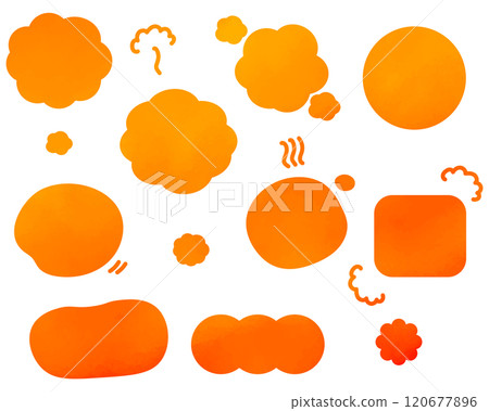 橙色溫暖圖像主題素材 120677896