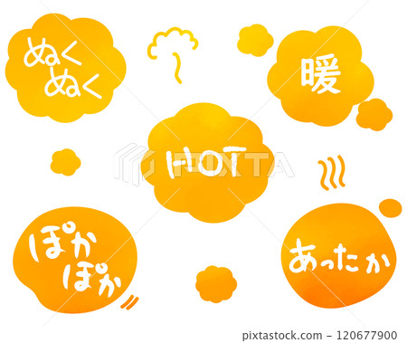 Orange warm image motif material and text Orange warm image motif material and text 120677900