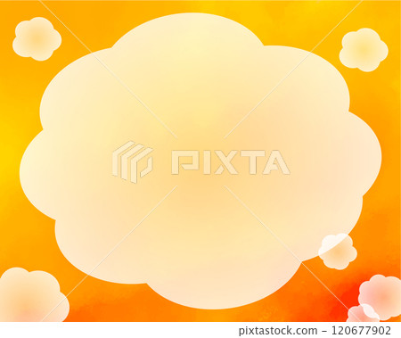 Orange warm image motif material Orange warm image motif material 120677902