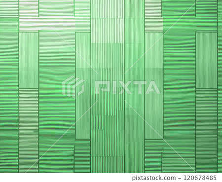 Japanese paper texture image material: modern geometric pattern, green Japanese paper texture image material: modern geometric pattern, green 120678485