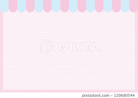 Fancy marche-style frame illustration Fancy marche-style frame illustration 120680544
