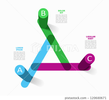 Infographic design template with place for your data. Vector illustration. 120680671