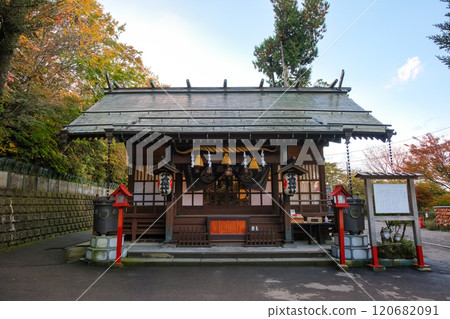 Ikaho Shrine in Autumn, Shibukawa City, Gunma Prefecture Ikaho Shrine in Autumn, Shibukawa City, Gunma Prefecture 120682091