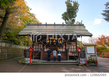 Ikaho Shrine in Autumn, Shibukawa City, Gunma Prefecture 120682093