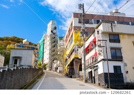 群馬縣澀川市伊香保溫泉街八千代坂 群馬縣澀川市伊香保溫泉街八千代坂 120682261