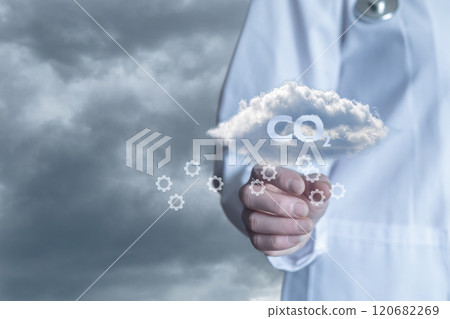 Carbon footprint. Carbon footprint. 120682269