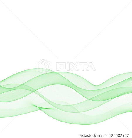 Green wave. abstract vector graphics. Eps 10 Green wave. abstract vector graphics. Eps 10 120682547