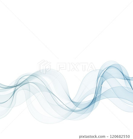Blue wave pattern. Design element. Vector graphics. Eps 10 120682550