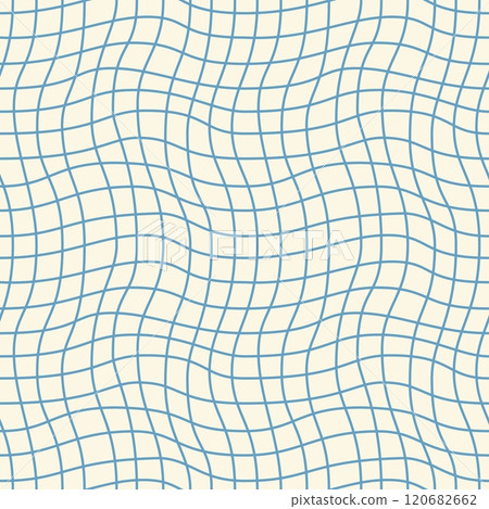Seamless geometric pattern with woven wavy lines Seamless geometric pattern with woven wavy lines 120682662
