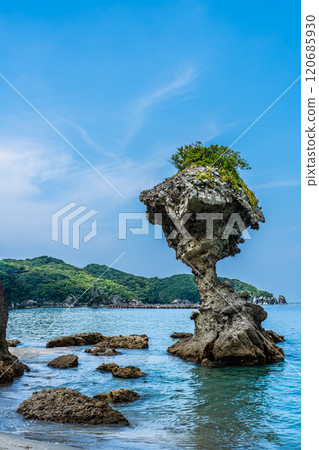 Apple Rock (Umbrella Rock) Kakidomari Coast Nagasaki Sunset Road [Nagasaki City] 120685930