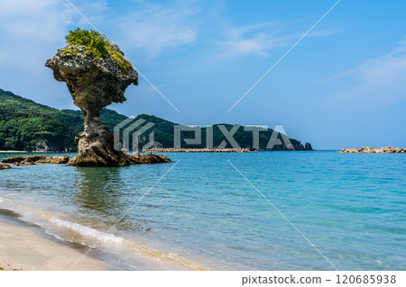 蘋果岩（傘岩） 柿泊海岸 長崎日落之路【長崎市】 120685938