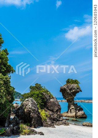 Apple Rock (Umbrella Rock) Kakidomari Coast Nagasaki Sunset Road [Nagasaki City] 120685943