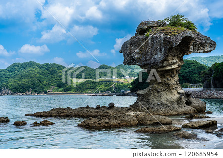 Apple Rock (Umbrella Rock) Kakidomari Coast Nagasaki Sunset Road [Nagasaki City] 120685954