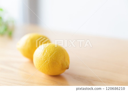 Image of a kitchen with lemons (stock photo) Image of a kitchen with lemons (stock photo) 120686210