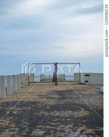 Shore access closed. No entry. Security . Shore access closed. No entry. Security . 120686238