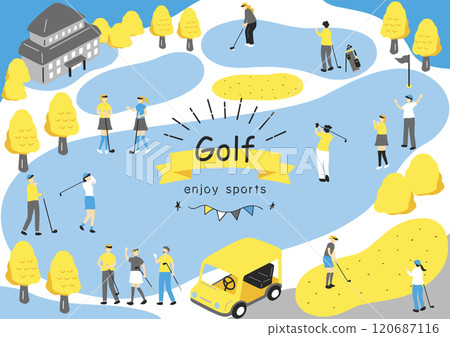 People who enjoy golf 120687116