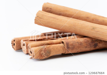 Close-up of cinnamon stick Close-up of cinnamon stick 120687664