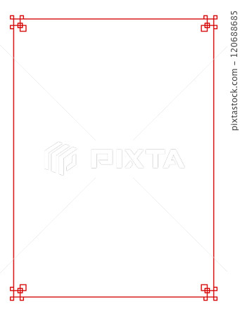 Chinese style frame, background material, portrait orientation Chinese style frame, background material, portrait orientation 120688685