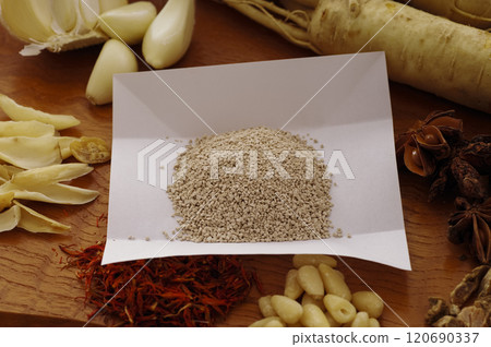Chinese herbal medicine and many herbal medicines 120690337