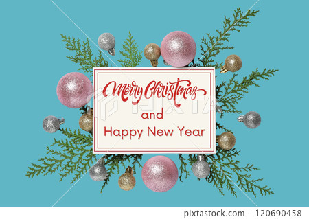 Merry Christmas and Happy New Year, Happy holidays 120690458