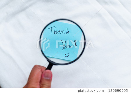 Expressing gratitude in business settings thank you notes office space visual content creative environment close-up perspective Expressing gratitude in business settings thank you notes office space visual content creative environment close-up perspective 120690995