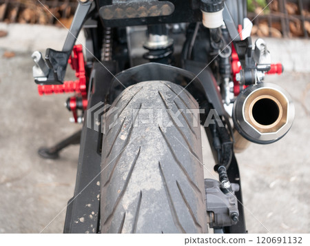 Riding adventure motorcycle view urban street action shot outdoor environment perspective concept for enthusiasts Riding adventure motorcycle view urban street action shot outdoor environment perspective concept for enthusiasts 120691132