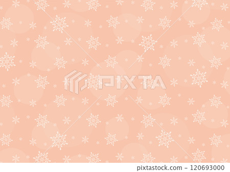 Pastel background illustration with sparkling snowflakes_red Pastel background illustration with sparkling snowflakes_red 120693000