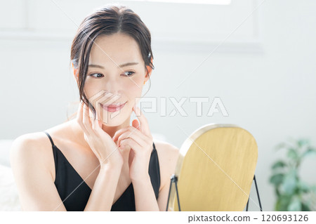 Female skin care 120693126