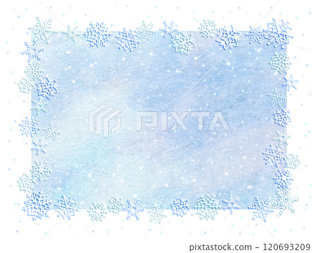 雪落的冬天框架 120693209