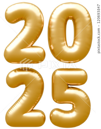 3D圖像_字母氣球_2025_gold 120693847