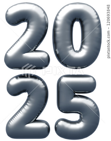 3D圖像_字母氣球_2025_銀色 120693848