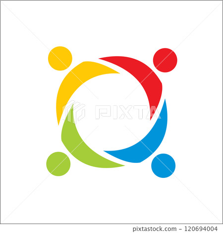 Partnership,People Teamwork,Community people Logo vector Template Partnership,People Teamwork,Community people Logo vector Template 120694004