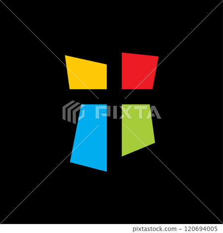 Church vector logo symbol graphic abstract template Church vector logo symbol graphic abstract template 120694005