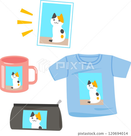 Original goods with photos printed on them 120694014