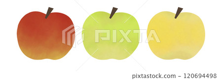 Three-colored apple Three-colored apple 120694498