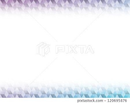 紫色漸層多邊形框架 120695876