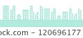 City background vector illustration (pixel design) 120696177