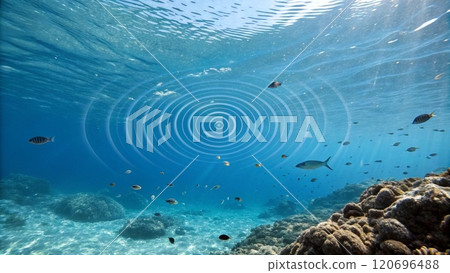 Sound Wave Music Background  120696488