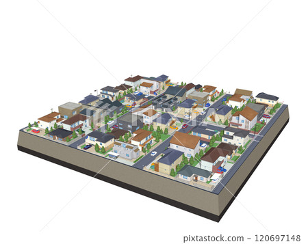 房屋 住宅城市 CG 西洋鏡 BG 城市景觀 對角線背景 房屋 住宅城市 CG 西洋鏡 BG 城市景觀 對角線背景 120697148
