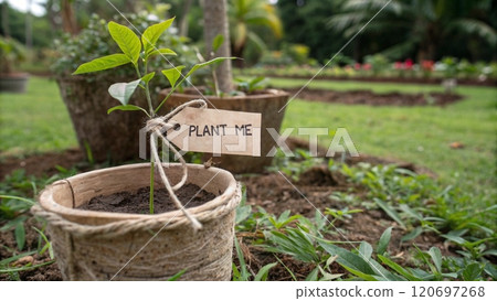 Love the world  plant trees 120697268