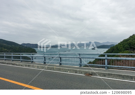 鳴門市的筏釣(德島縣鳴門市) 鳴門市的筏釣(德島縣鳴門市) 120698095