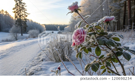 Winter flowers Background Winter flowers Background 120698234